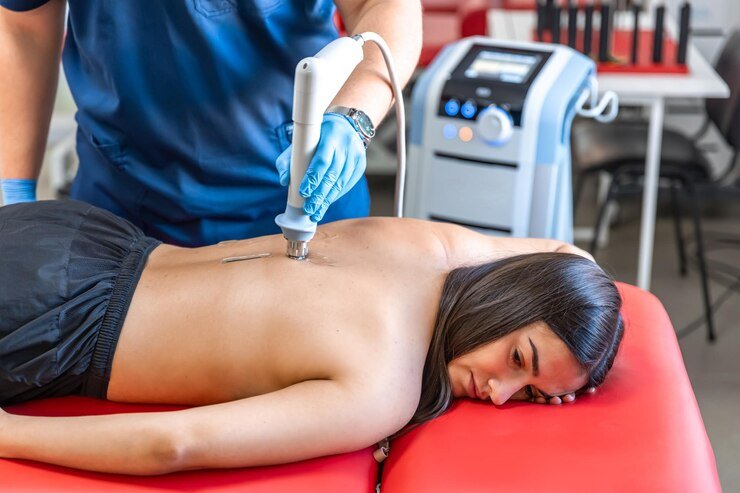 Séance de physiothérapie à l'Atelier du Corps